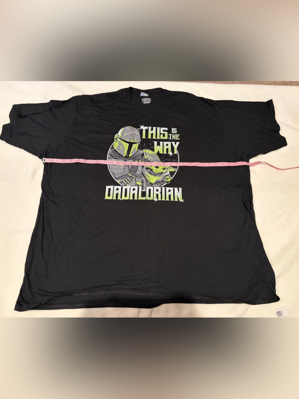 Star Wars Dadalorian and Grogu “This Is The Way" Black Graphic Tee
